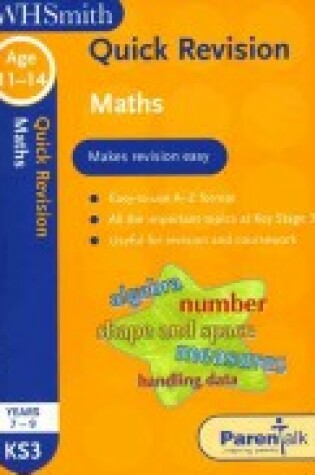 Cover of Quick Revision KS3 Maths