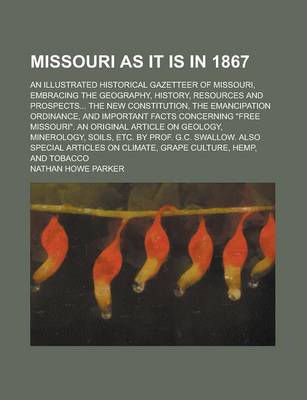 Book cover for Missouri as It Is in 1867 (1867)