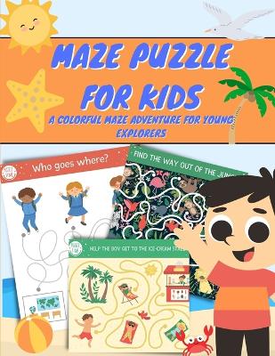 Book cover for Maze Puzzle for Kids