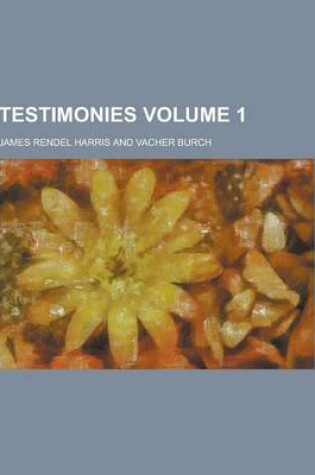 Cover of Testimonies Volume 1