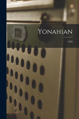 Cover of Yonahian; 1933