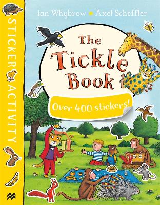 Book cover for The Tickle Book Sticker Book