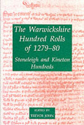 Book cover for The Warwickshire Hundred Rolls of 1279-80