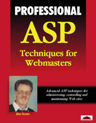 Book cover for Professional ASP Techniques for Web Masters