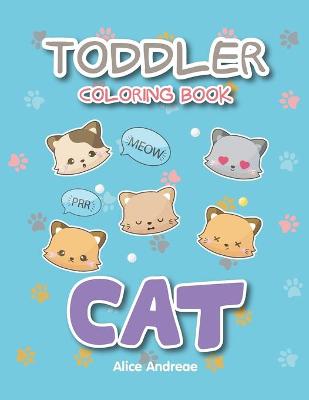 Book cover for Toddler Coloring Book Cat