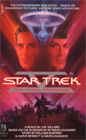 Book cover for Star Trek V: the Final Frontier