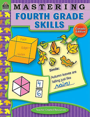 Book cover for Mastering Fourth Grade Skills-Canadian