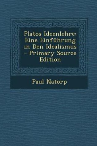 Cover of Platos Ideenlehre