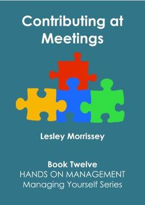 Book cover for Contributing at Meetings