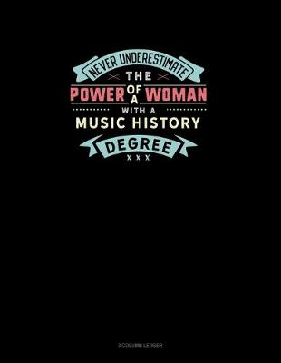 Book cover for Never Underestimate The Power Of A Woman With A Music History Degree
