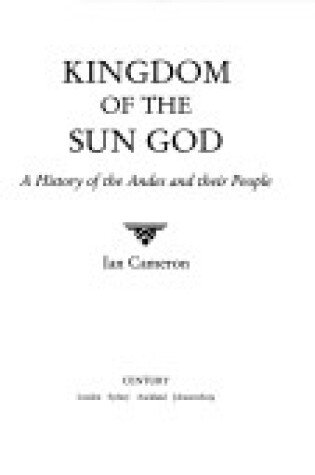 Cover of Kingdom of the Sun God