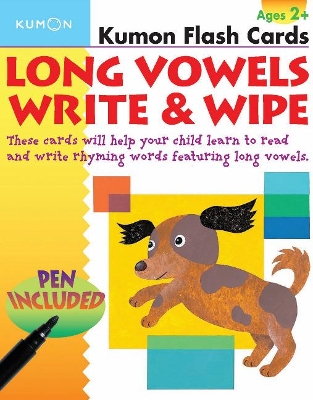 Book cover for Long Vowels Write & Wipe