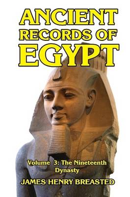 Book cover for Ancient Records of Egypt Volume III