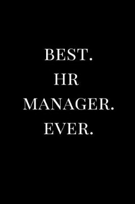 Book cover for Best. HR Manager. Ever.