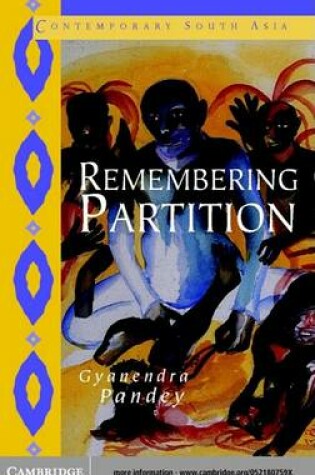 Cover of Remembering Partition