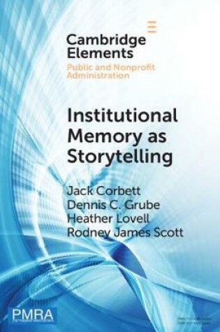 Cover of Institutional Memory as Storytelling