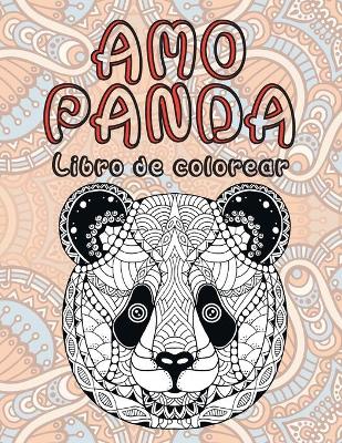 Cover of Amo panda - Libro de colorear