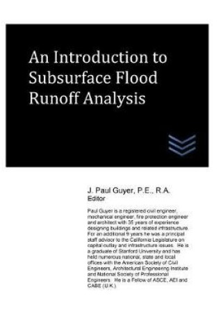 Cover of An Introduction to Subsurface Flood Runoff Analysis