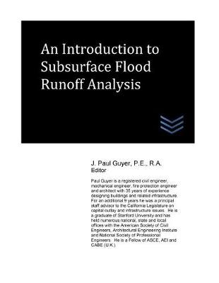 Book cover for An Introduction to Subsurface Flood Runoff Analysis