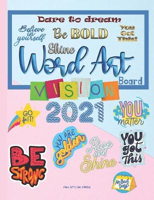 Book cover for Vision Board Word Art