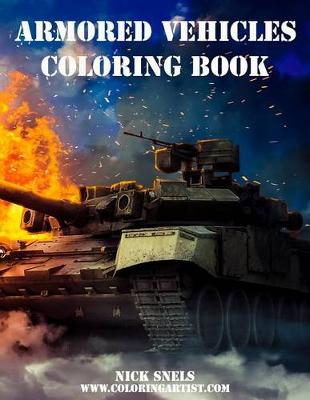 Cover of Armored Vehicles Coloring Book