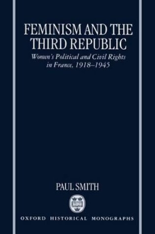 Cover of Feminism and the Third Republic
