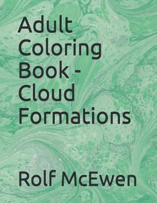 Book cover for Adult Coloring Book - Cloud Formations