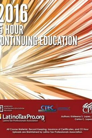 Cover of 2016 15 Hour Continuing Education