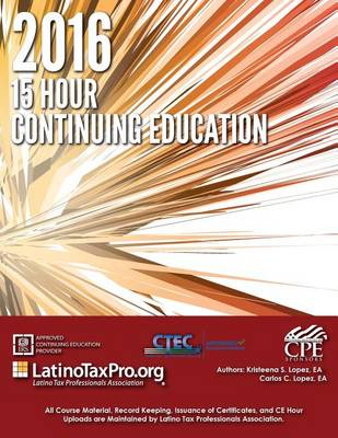 Book cover for 2016 15 Hour Continuing Education