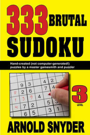 Cover of 333 Brutal Sudoku