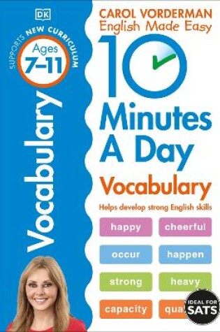 Cover of 10 Minutes A Day Vocabulary, Ages 7-11 (Key Stage 2)