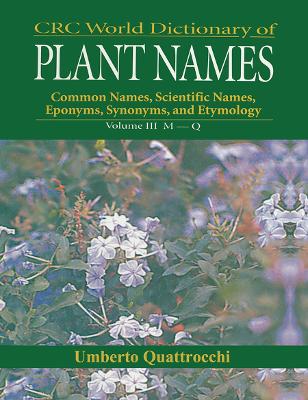 Book cover for CRC World Dictionary of Plant Nmaes