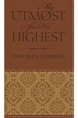 Cover of My Utmost for His Highest Beige