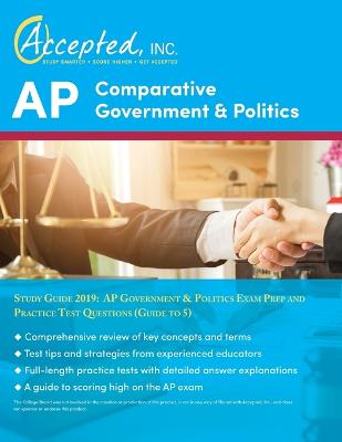 Book cover for AP Comparative Government and Politics Study Guide 2019