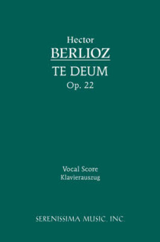 Cover of Te Deum, Op.22