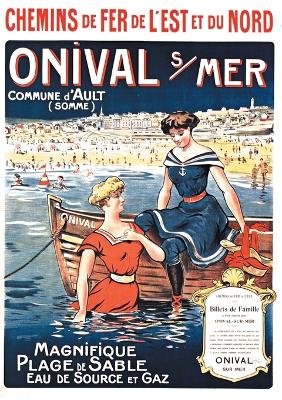 Cover of Carnet Ligné Ligné Affiche Chemins de Fer Onival-Sur-Mer