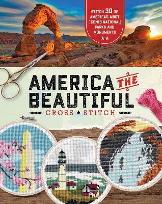 Book cover for America the Beautiful Cross Stitch