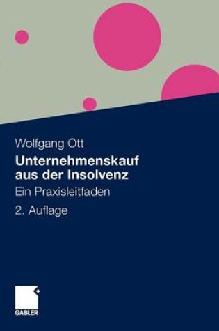 Cover of Unternehmenskauf aus der Insolvenz