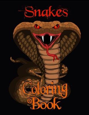 Book cover for Coloring Book - Snakes