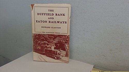 Book cover for Duffield Bank and Eaton Railways