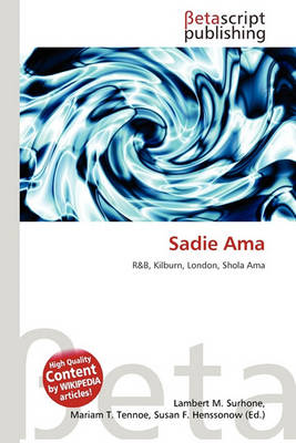 Book cover for Sadie AMA