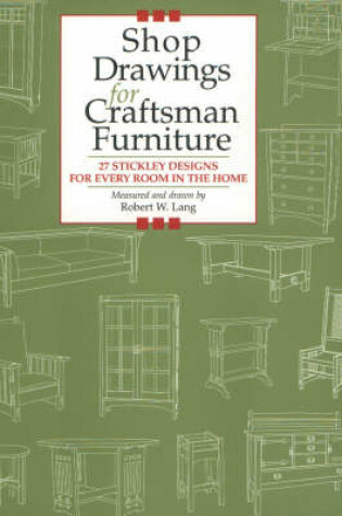 Cover of Shop Drawings for Craftsman Furniture