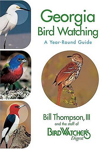 Book cover for Georgia Birdwatching - A Year-Round Guide