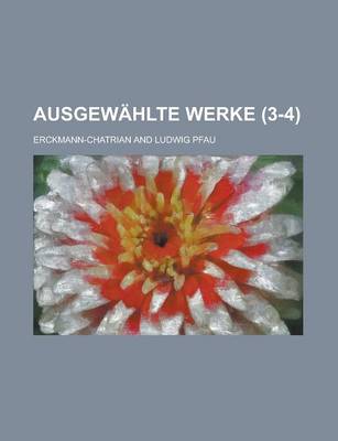 Book cover for Ausgewahlte Werke (3-4 )