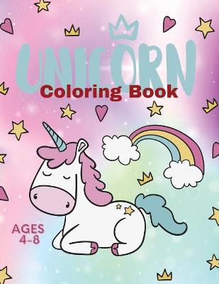 Book cover for Unicorn Coloring Book