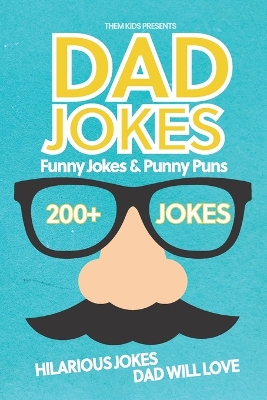 Book cover for Dad Jokes Funny Jokes and Punny Puns