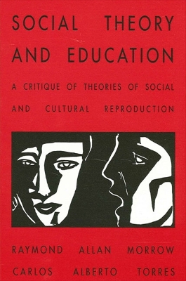 Book cover for Social Theory and Education