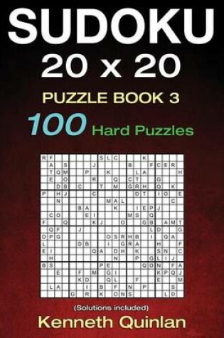 Cover of SUDOKU 20 x 20 Puzzle Book 3