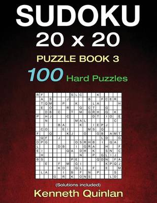 Cover of SUDOKU 20 x 20 Puzzle Book 3