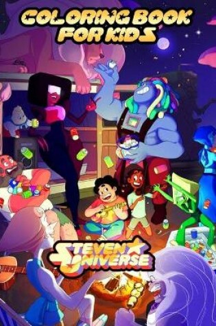 Cover of steven universe Coloring Book for kids